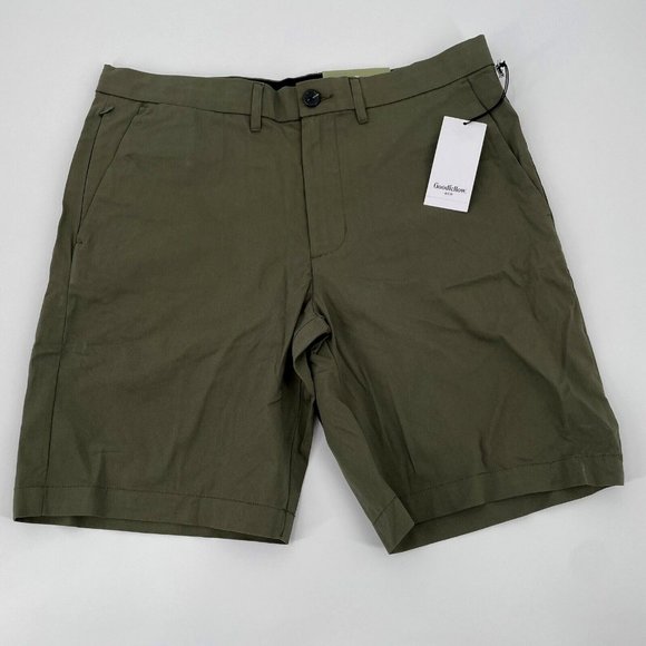 Men's Goodfellow & Co  9" Inseam Tech Shorts - Olive - Multiple Sizes - Picture 1 of 4